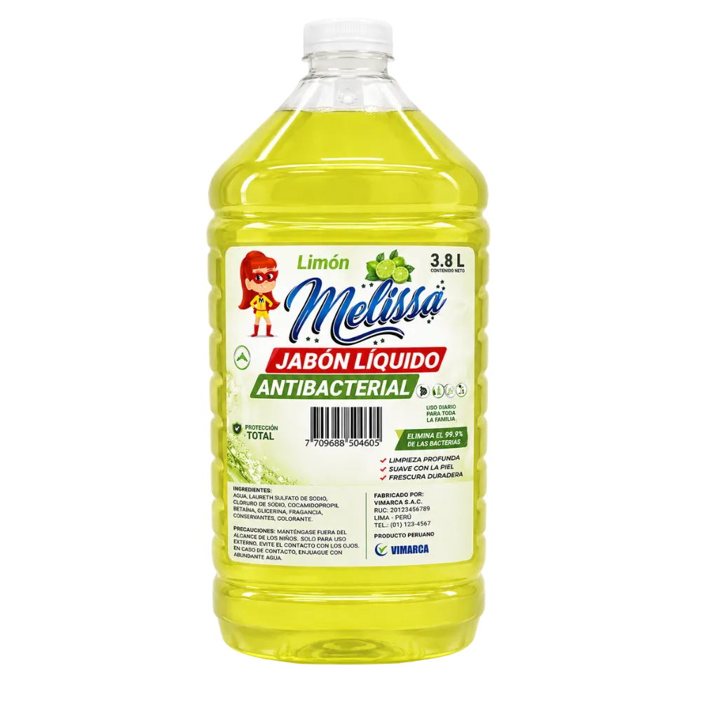 JABON LIQUIDO  FLORAL, LAVANDA, MANZANA, LIMON , NARANJA, UVA , MENTA, TUTTIFRUTTI DE ‐ GALON